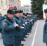 Строевой смотр военнослужащих и сотрудников - МЧС