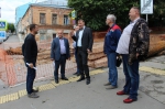 Александр Чайка оценил ход ремонта теплотрассы по ул. Некрасова