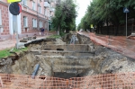 Александр Чайка оценил ход ремонта теплотрассы по ул. Некрасова