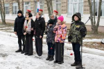 В поселке Калинин Ухоловского района открыли памятную доску в память об Александре Фитисове