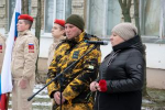 В поселке Калинин Ухоловского района открыли памятную доску в память об Александре Фитисове