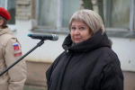 В поселке Калинин Ухоловского района открыли памятную доску в память об Александре Фитисове