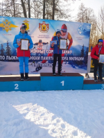 Спортсмены СШ «Вымпел» приняли участие в областных соревнованиях по лыжным гонкам, посвящённых памяти майора милиции В. М. Пименова