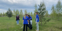 В Пителинском округе и Скопинском районе благоустроили общественные территории в рамках субботников - Единая Россия