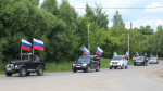 В Сараях прошел автопробег, посвященный Дню России
