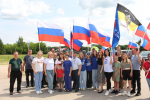 В Сараях прошел автопробег, посвященный Дню России