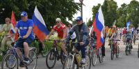 Кадомчане отметили День России велопробегом - RyazPressa.Ru