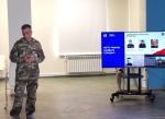 В рязанском центре «Зарница» прошла встреча воспитанников с участником СВО Константином Пановым