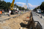 Теплотрасса на Первомайском проспекте Рязани в аварийном состоянии