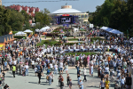 На Лыбедском бульваре в Рязани проходит гастрономический фестиваль в честь Дня города
