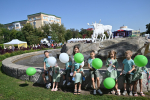 На Лыбедском бульваре в Рязани проходит гастрономический фестиваль в честь Дня города