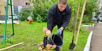 В Рязани на улице Чкалова открылся новый сквер - Единая Россия