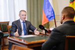 Аркадий Фомин  встретился  с  участником региональной  кадровой программы «ГЕРОИ62» Романом Денисовым