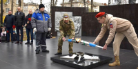 В поселке Лесном Шиловского района зажгли Вечный огонь - RyazPressa.Ru