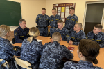 Сотрудник СИЗО-1 провел занятие с курсантами юридического факультета