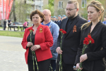 В Гвардейском сквере в Рязани прошел предпраздничный митинг в честь Дня Победы