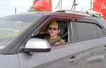 В Сапожковском округе прошел праздничный автопробег