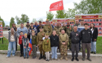 В Сапожковском округе прошел праздничный автопробег