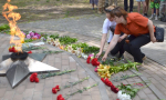 Сапожковцы возложили цветы и зажгли свечи в память о погибших в Великой Отечественной войне