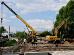 В Захаровском округе Рязанской области проходит капитальный ремонт железобетонного моста через ручей
