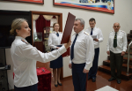 Четыре сотрудника академии приняли присягу.